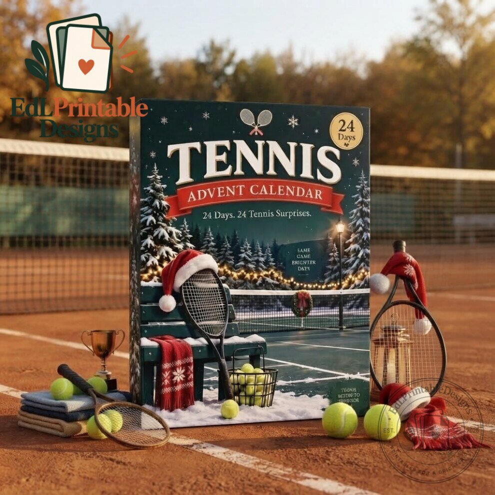 Holiday Tennis Countdown Advent Calendar