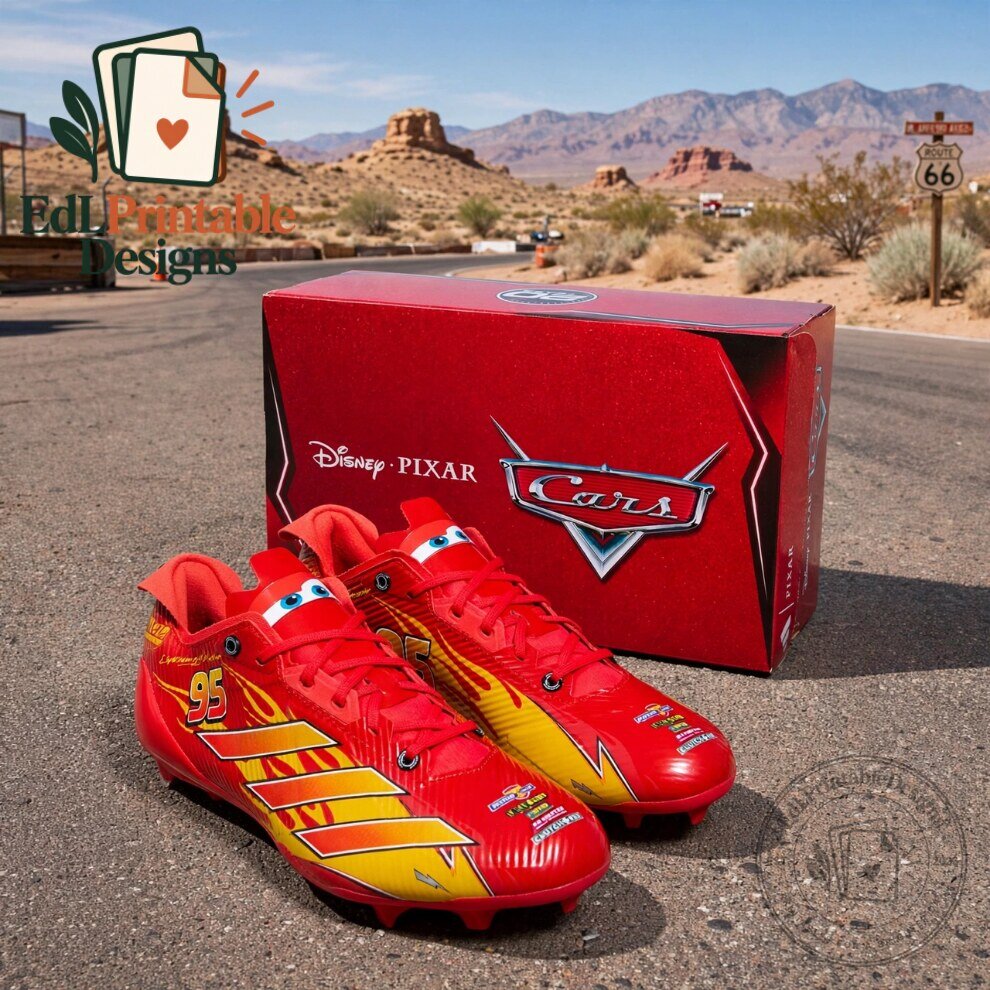 Pixar Cars Fact x Adidas Lightning McQueen Shoes