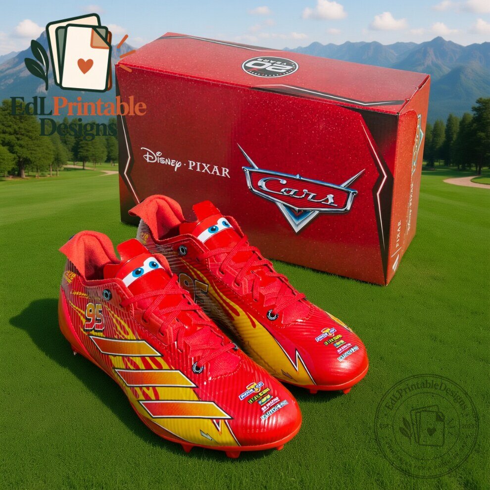 Pixar Cars Fact x Adidas Lightning McQueen Shoes 4 Pixar Cars Fact x Adidas Lightning McQueen Shoes