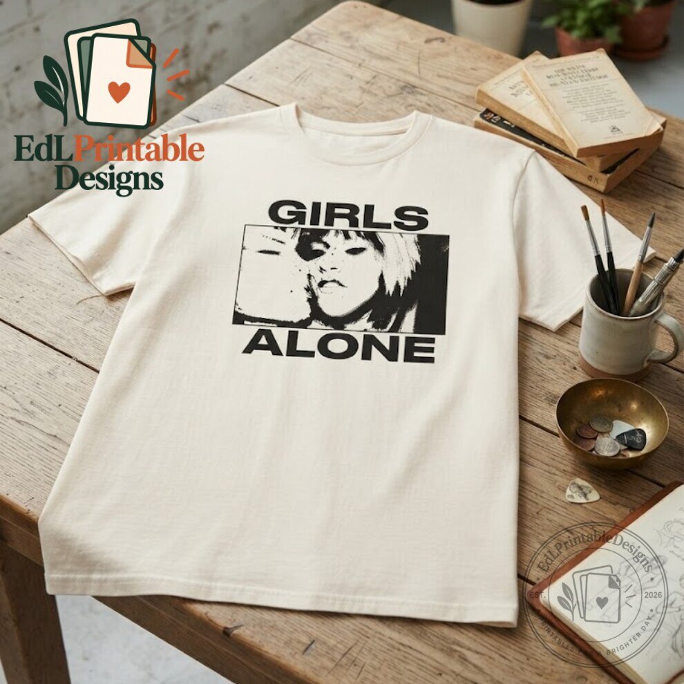Rosalia Girls Alone Graphic Vintage T Shirt 4 Rosalia Girls Alone Graphic Vintage T Shirt