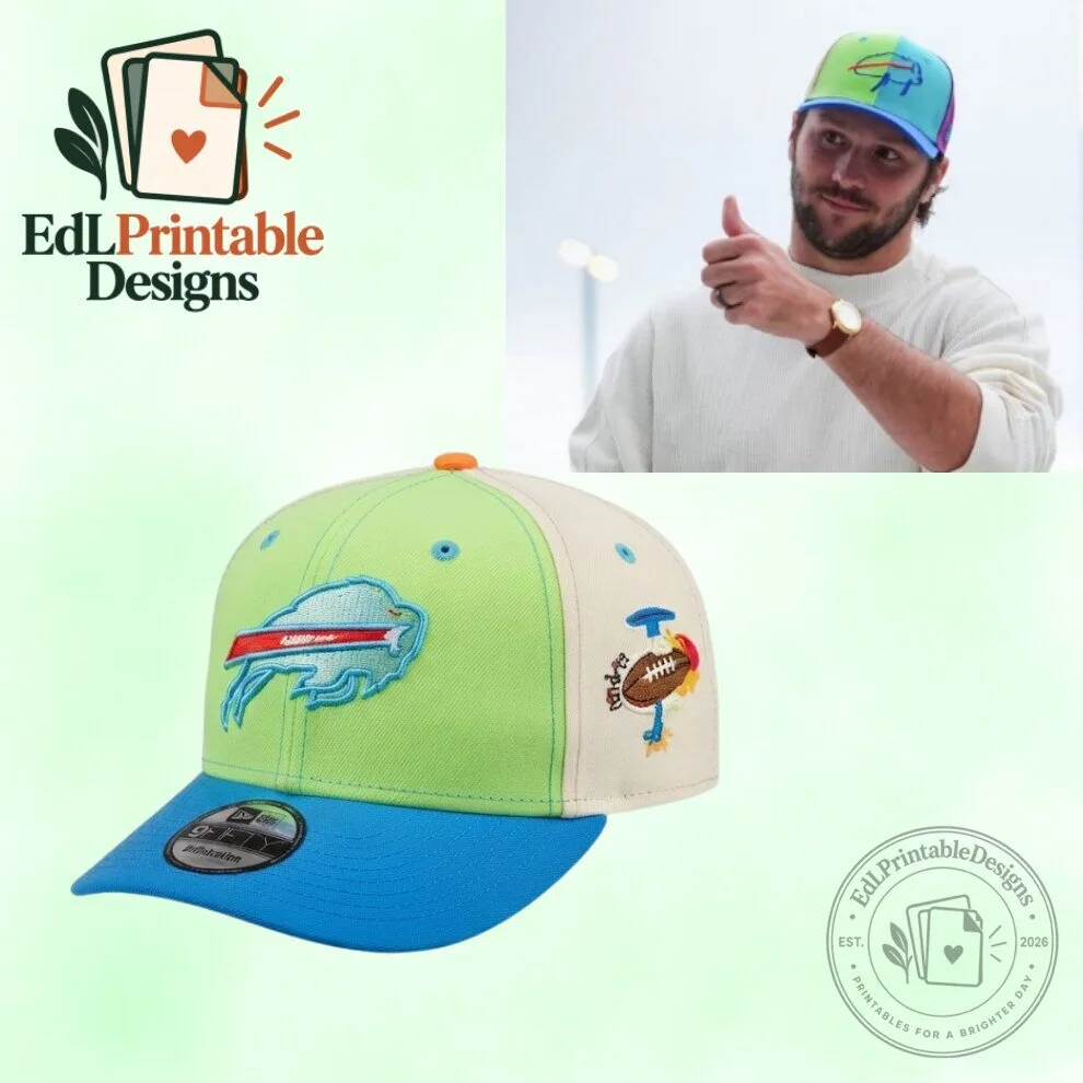 Josh Allen Buffalo Bills New Era Billistration Snapback Hat