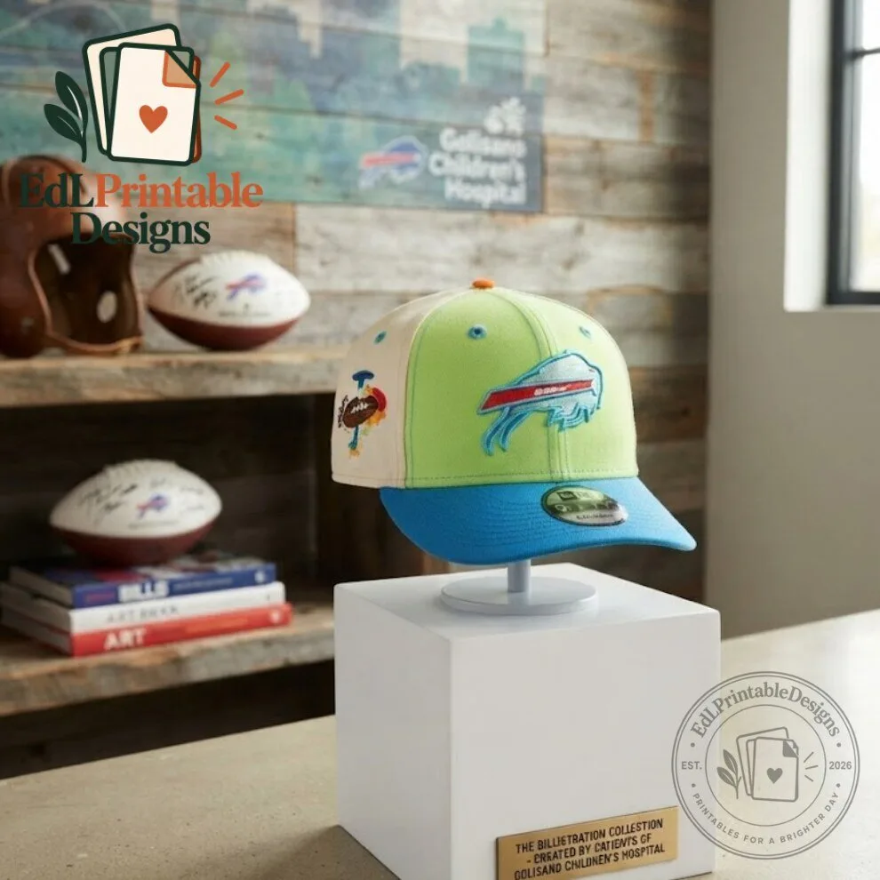Josh Allen Buffalo Bills New Era Billistration Snapback Hat 4 Josh Allen Buffalo Bills New Era Billistration Snapback Hat