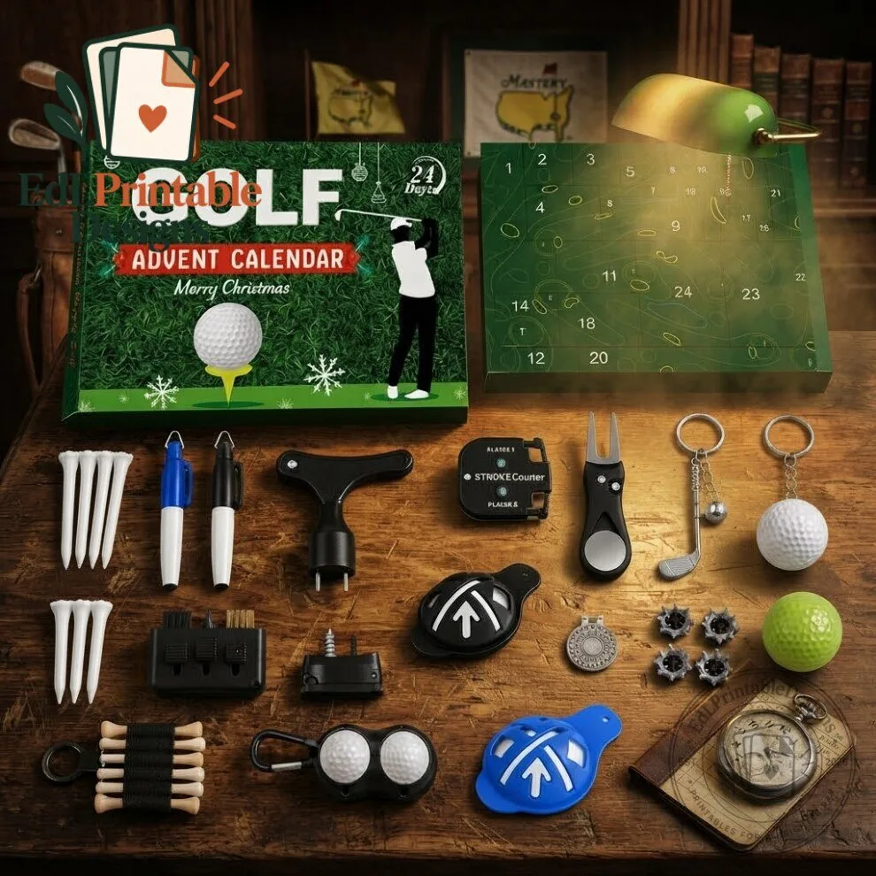 Golfer's Countdown 2026 Golf Advent Calendar 5 Golfer