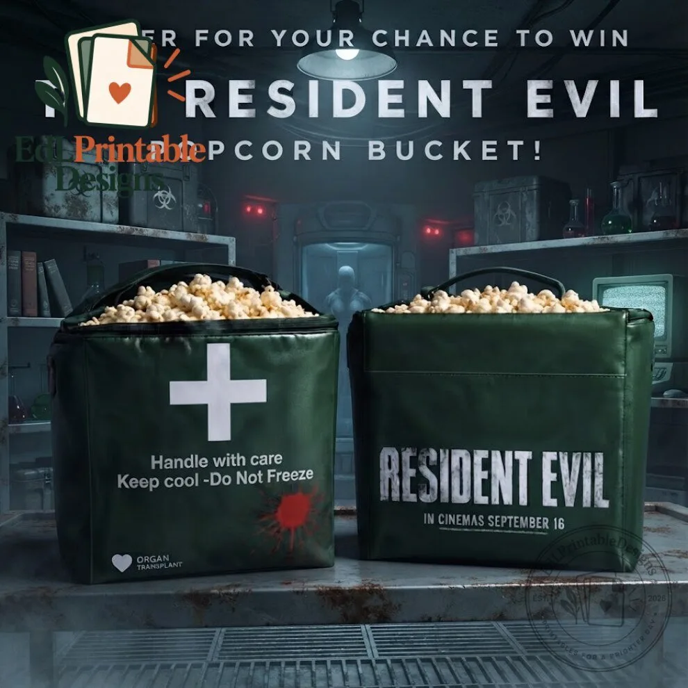 Resident Evil Themed Popcorn Bucket
