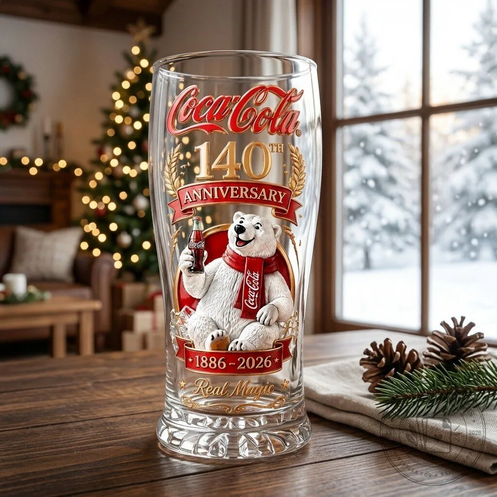 Coca-Cola 140th Anniversary Collector’s Glass