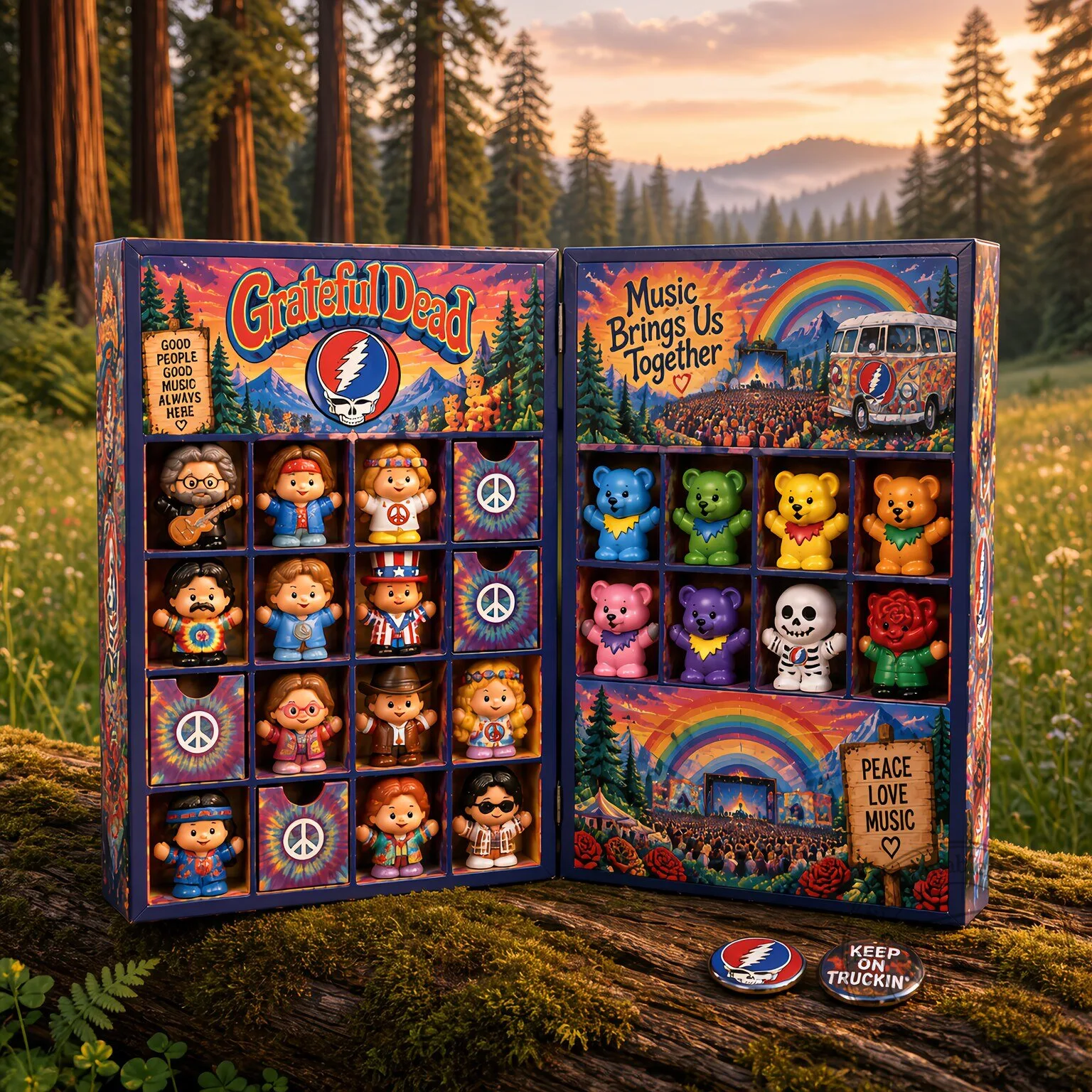 Grateful Dead Collector Edition Little People Advent Calendar