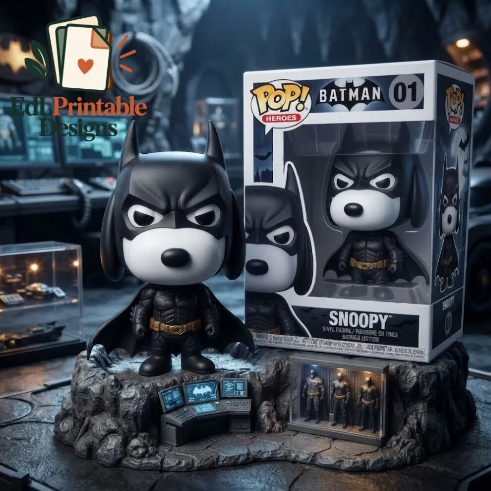 Snoopy Batman Halloween Collectible Pop Figure