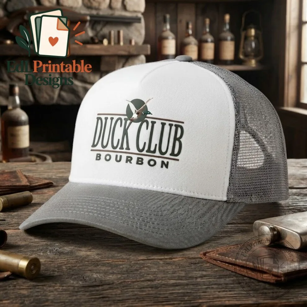 Riley Green Duck Club Bourbon Trucker Hat 4 Riley Green Duck Club Bourbon Trucker Hat