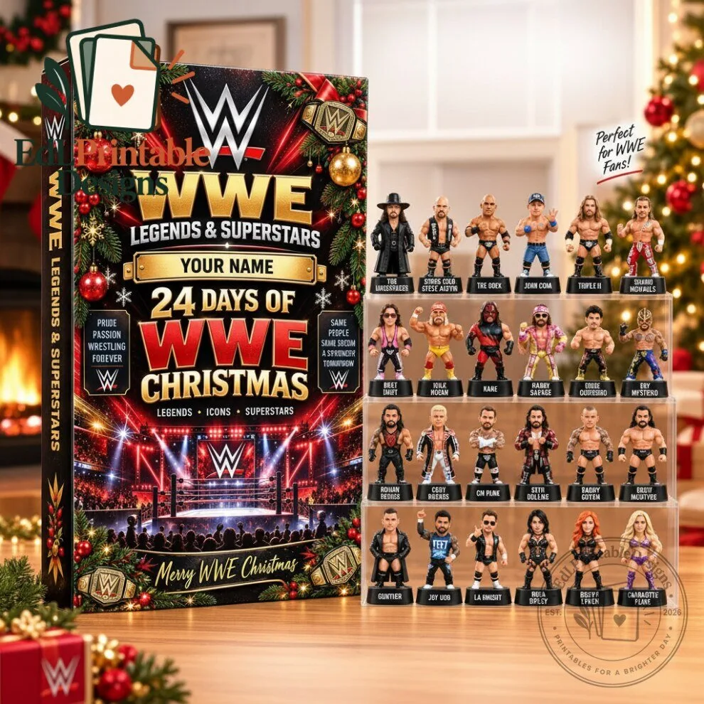 WWE CHRISTMAS ADVENT CALENDAR LEGEND 4 WWE CHRISTMAS ADVENT CALENDAR LEGEND