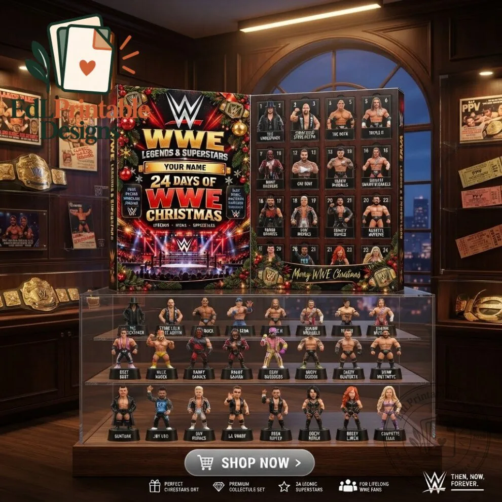 WWE CHRISTMAS ADVENT CALENDAR LEGEND 5 WWE CHRISTMAS ADVENT CALENDAR LEGEND