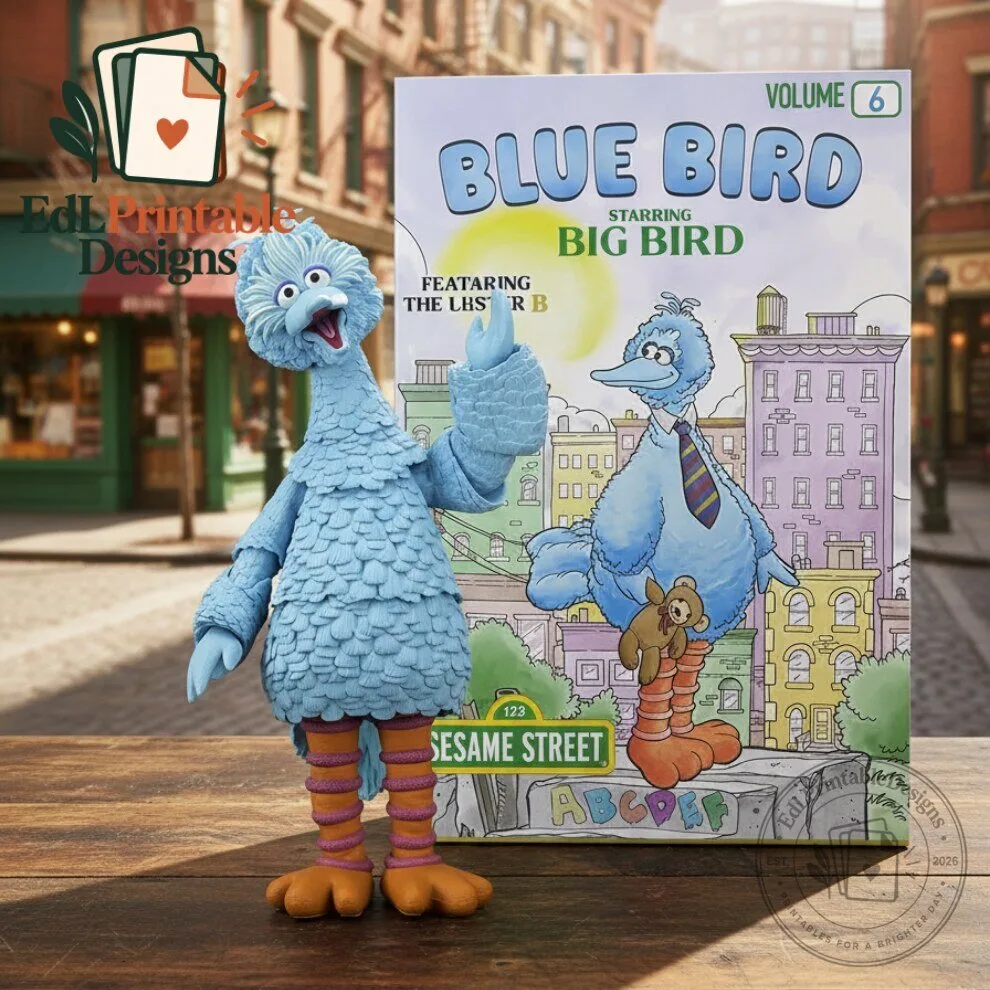 NECA Sesame Street Blue Bird Big Bird NYCC Figure 5 NECA Sesame Street Blue Bird Big Bird NYCC Figure
