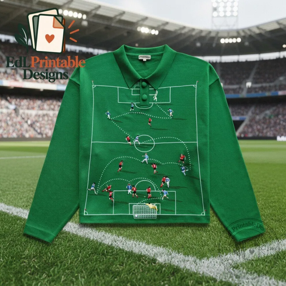 Football Tactic Rugby Polo Shirt