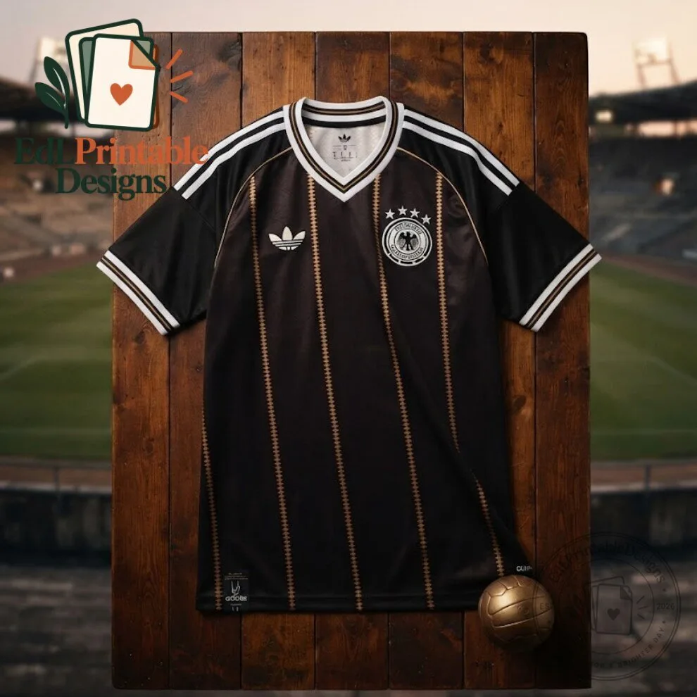 Adidas x Final black Germany National Team Football Jersey