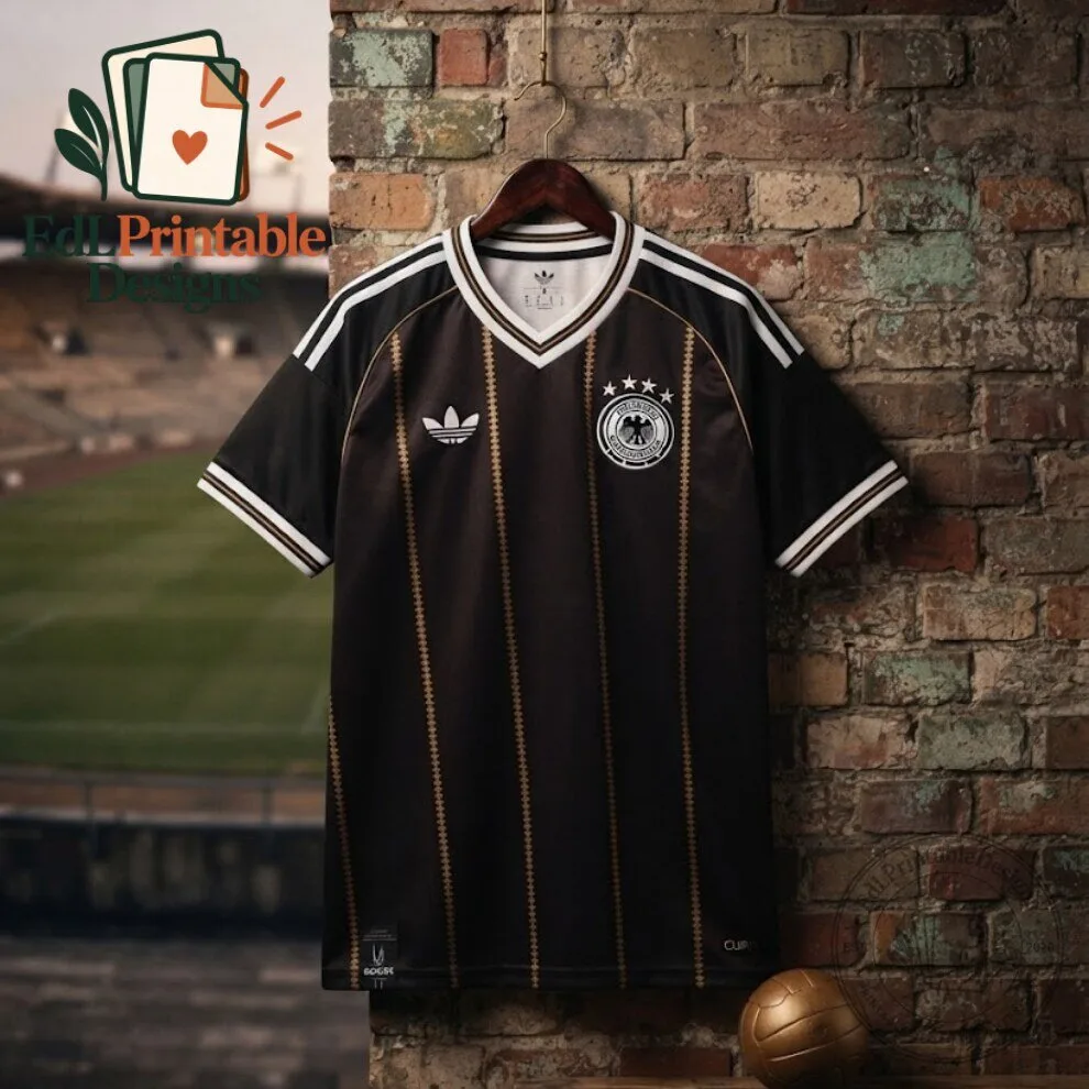 Adidas x Final black Germany National Team Football Jersey 5 Adidas x Final black Germany National Team Football Jersey