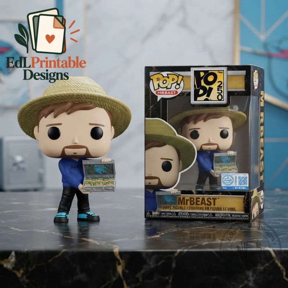 MrBeast Stranger Things Creators Funko Pop