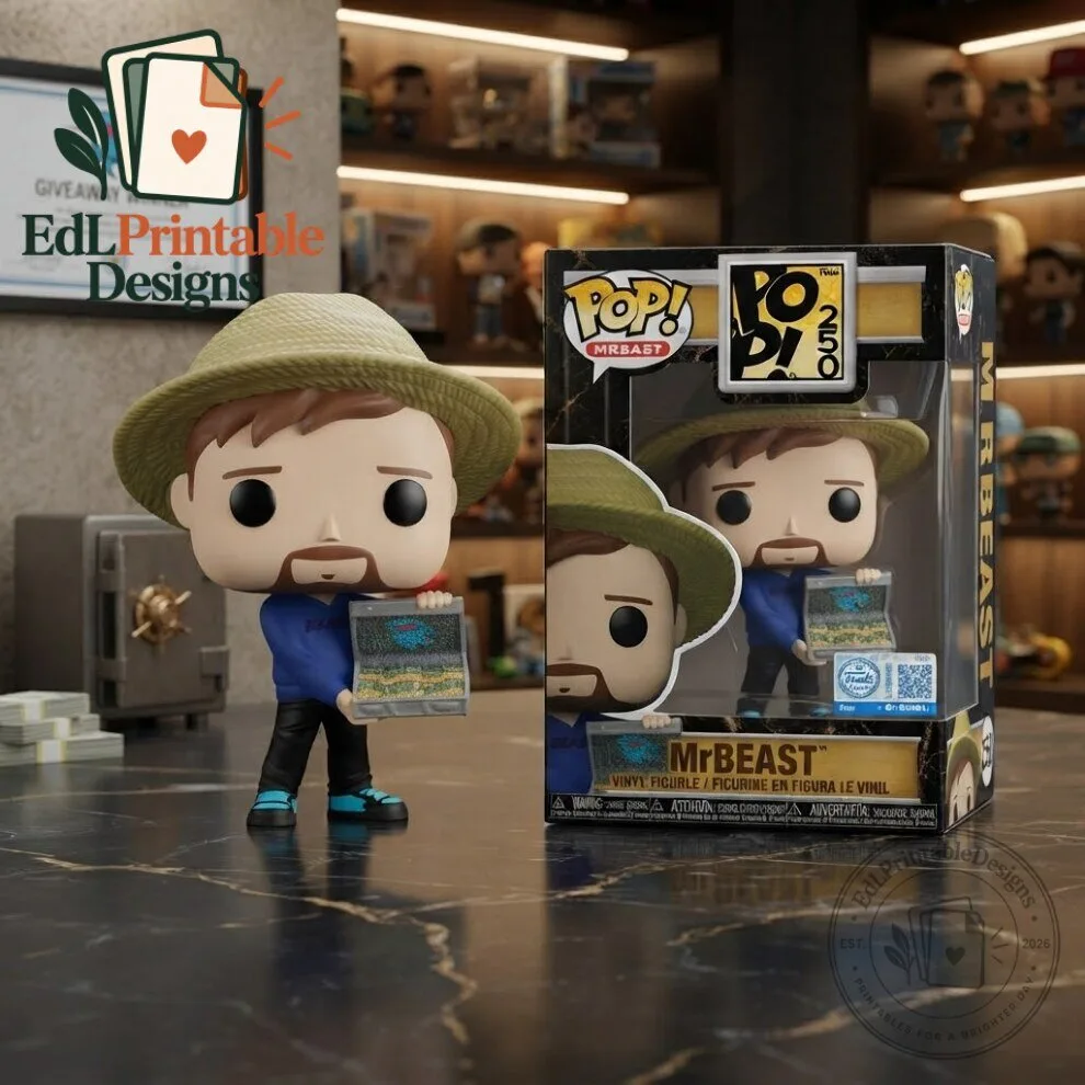 MrBeast Stranger Things Creators Funko Pop 4 MrBeast Stranger Things Creators Funko Pop