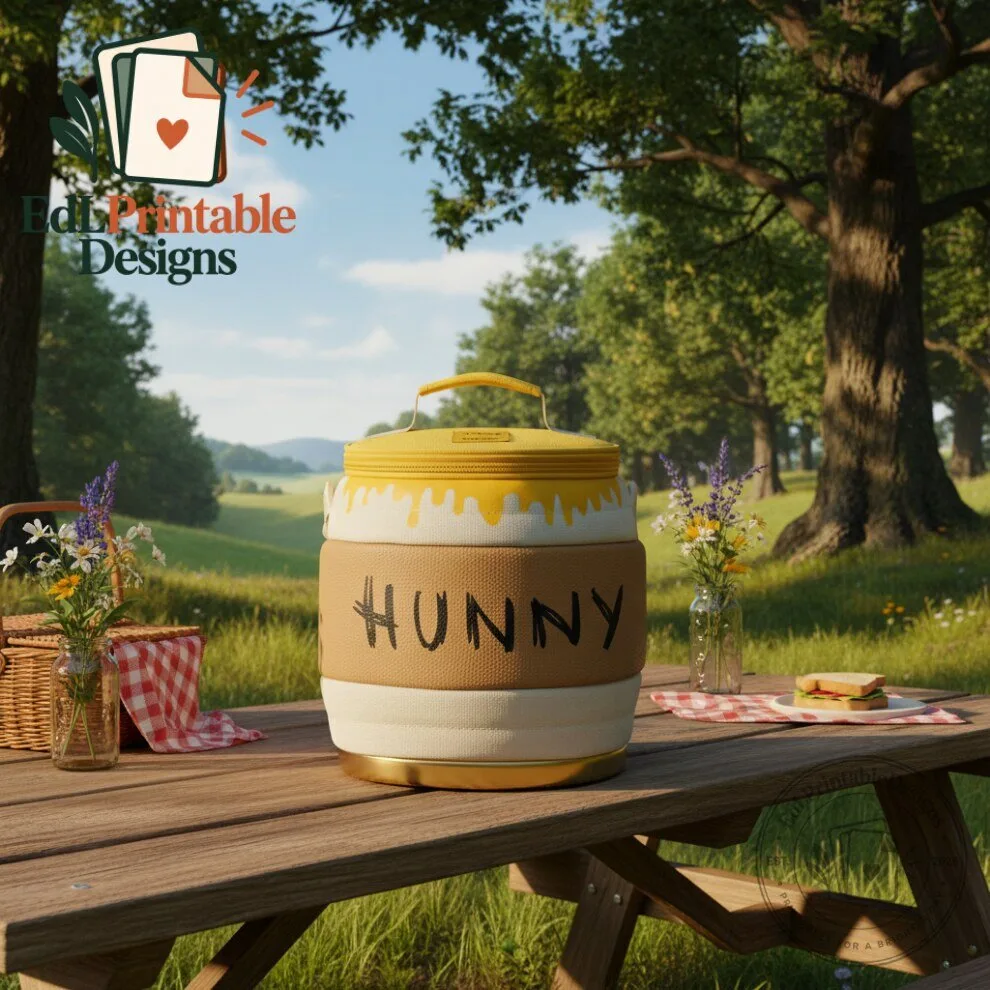 Disney Winnie the Pooh Hunny Pot Insulated Lunch Bag 4 Disney Winnie the Pooh Hunny Pot Insulated Lunch Bag