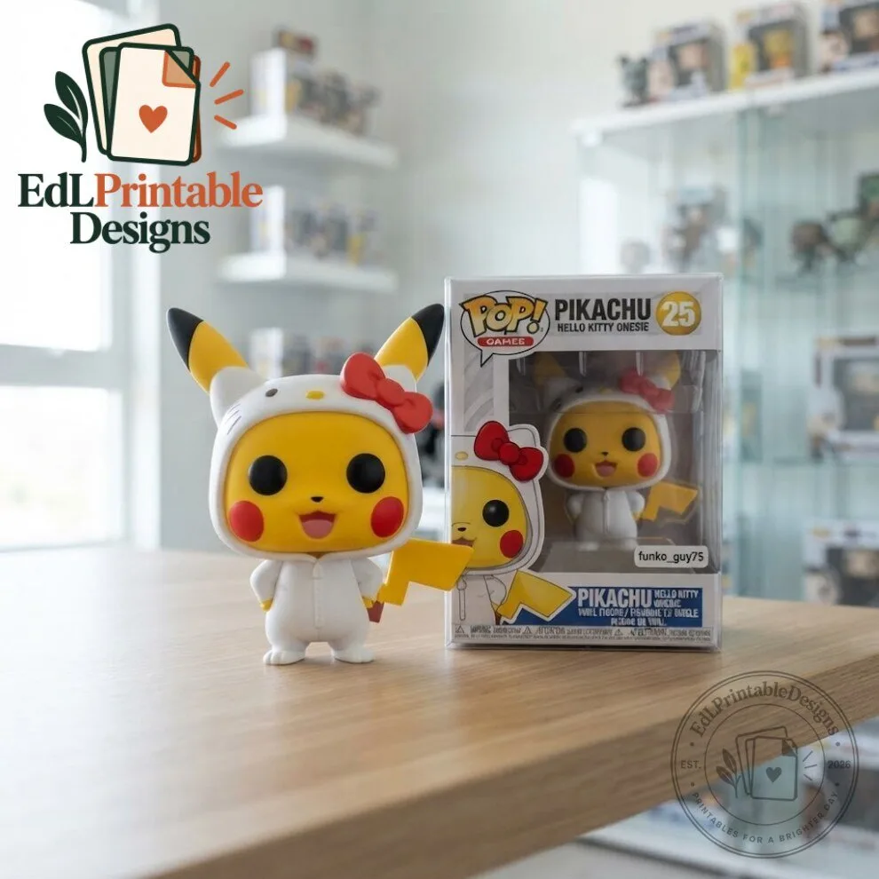 Funko Pop! Pokemon Pikachu in Hello Kitty Onesie Figure