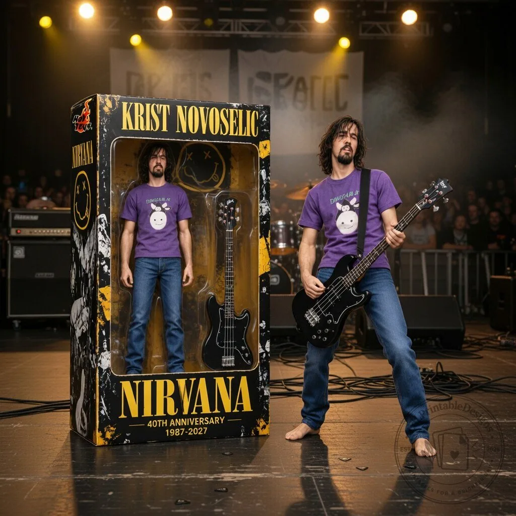 Krist Novoselic Nirvana 40th Anniversary Collector Hot Toys Figure