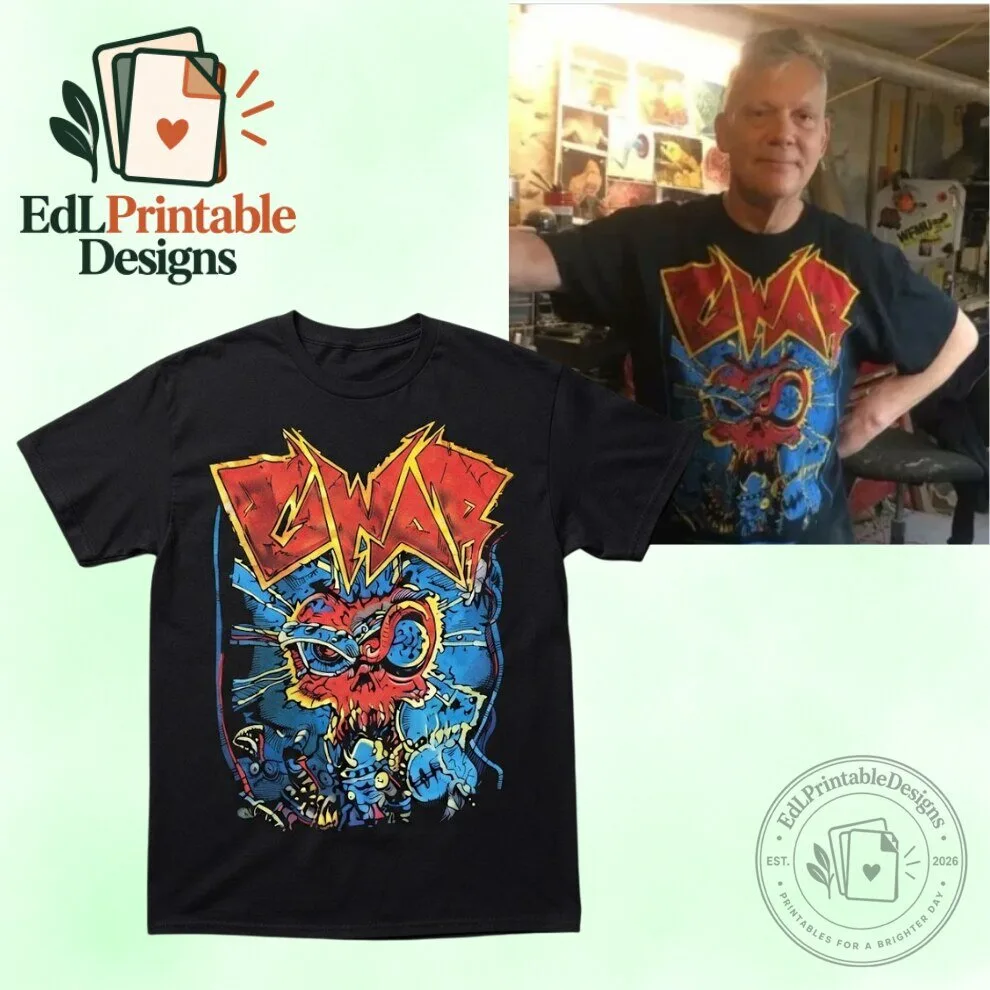 Dave Brockie Gwar Fate or Chaos Tour 2012 Band Shirt