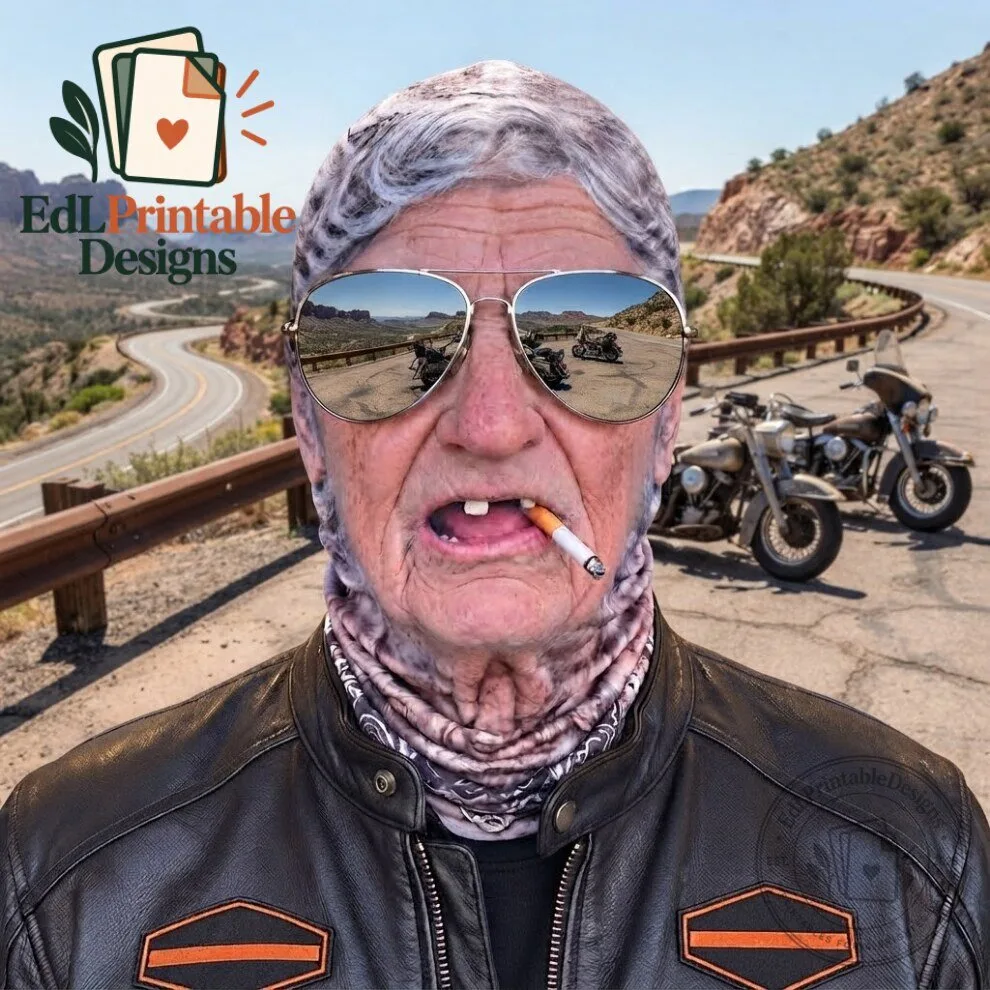 Funny Real Face Illusion Rider Mask