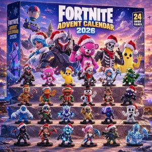 2026 Fortnite Advent Calendar With 24 Unique Countdown Toy