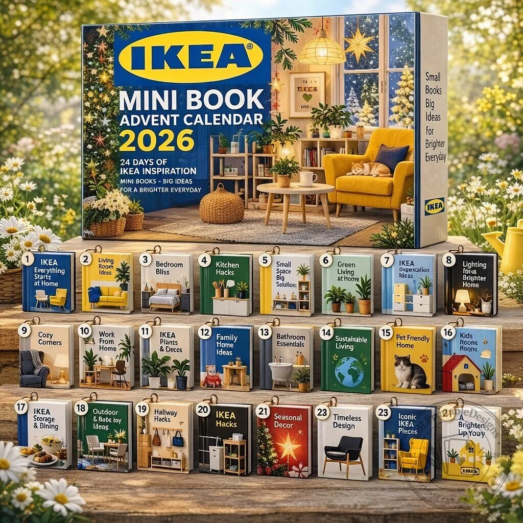 Holiday Home Inspiration IKEA Mini Books Advent Calendar 2026
